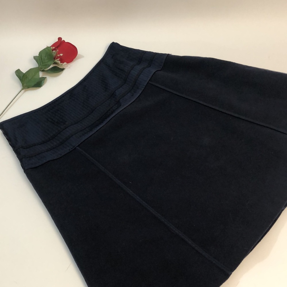 Emporio Armani Women’s Navy Blue A Line Skirt